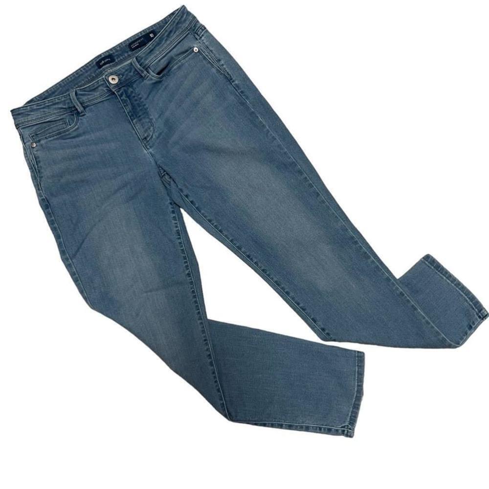 J Jill Women's Authentic Fit Slim Ankle Light Wash Jeans - Size 10 - Picture 16 of 16